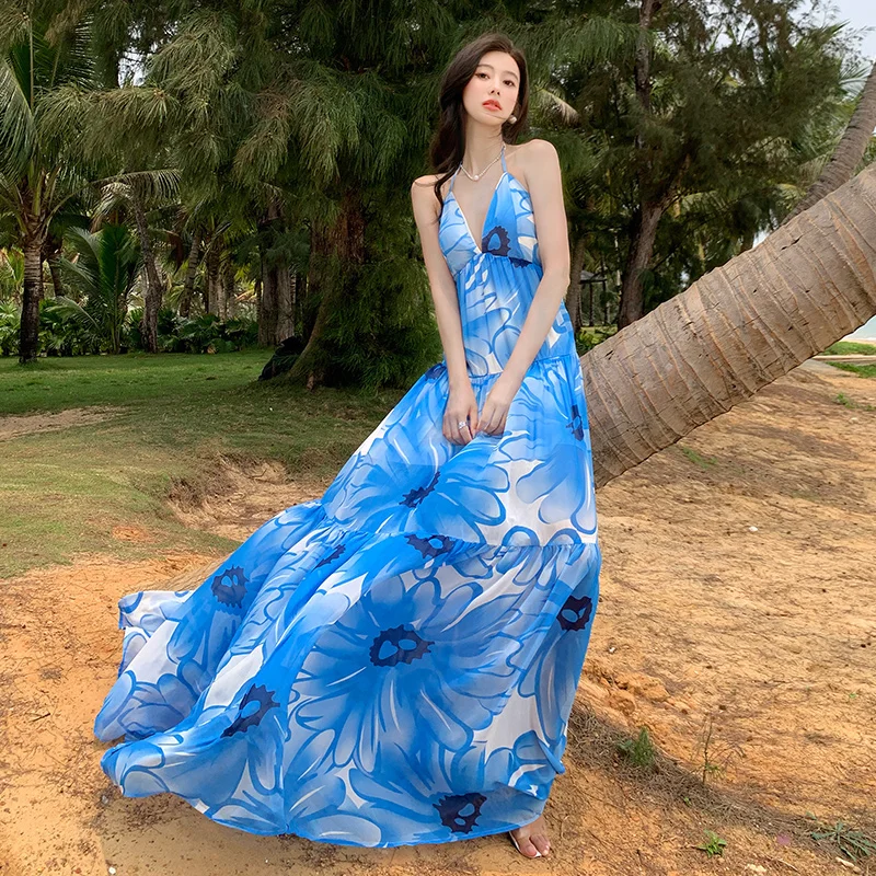 Женское пляжное платье Simi из полиэстера и хлопка