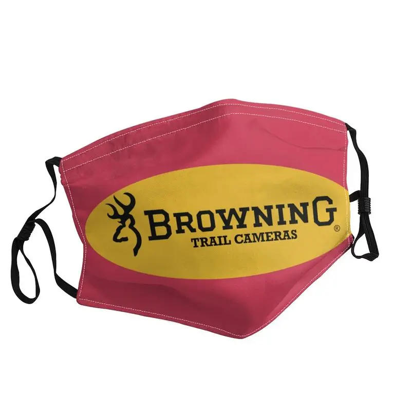 

Brownings Logo Washable Men Mouth Face Mask Anti Haze Dust Protection Cover Respirator Muffle