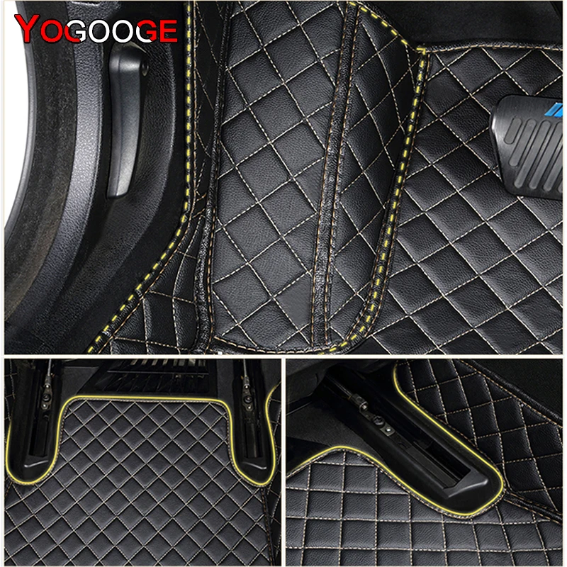 YOGOOGE пользовательские автомобильные коврики для Toyota RAV4 2005-2023 Аксессуары ног