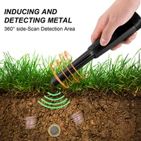 handheld metal detector high accuracy waterproof metal detector pin pointer with led flashlignt and bracelet