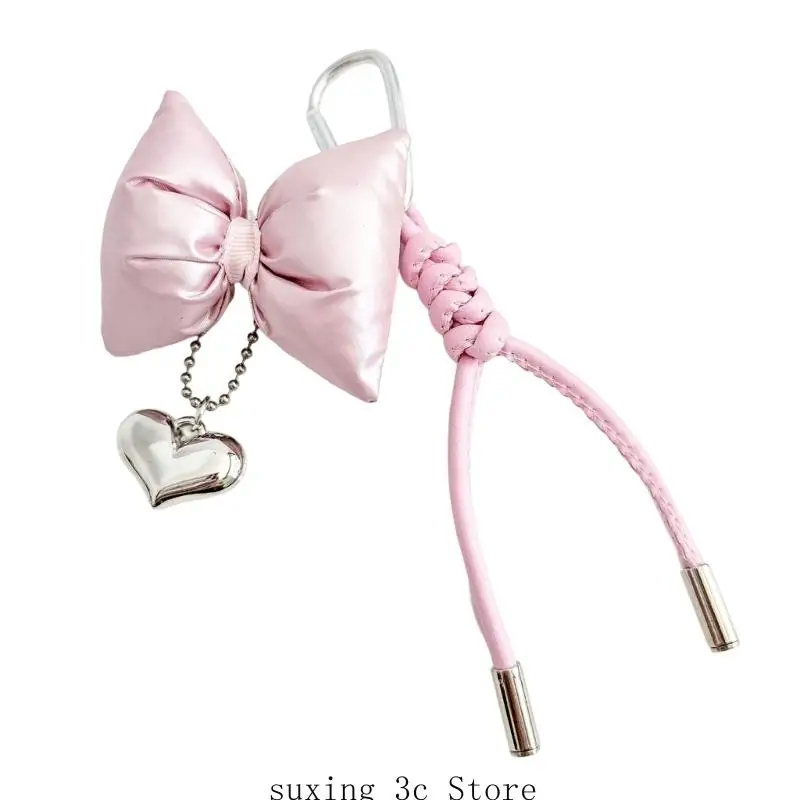 

Брелок E8BE Fashionable Heart Bowknot с мягким ремешком