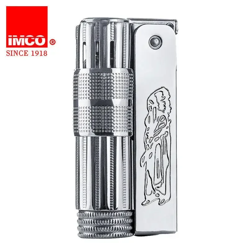 Винтажная оригинальная металлическая зажигалка IMCO 6700, австрийская серия зажигалки с шлифовальным кругом и коробкой (art.: 3920ce766aa81) - 3920ce766aa81