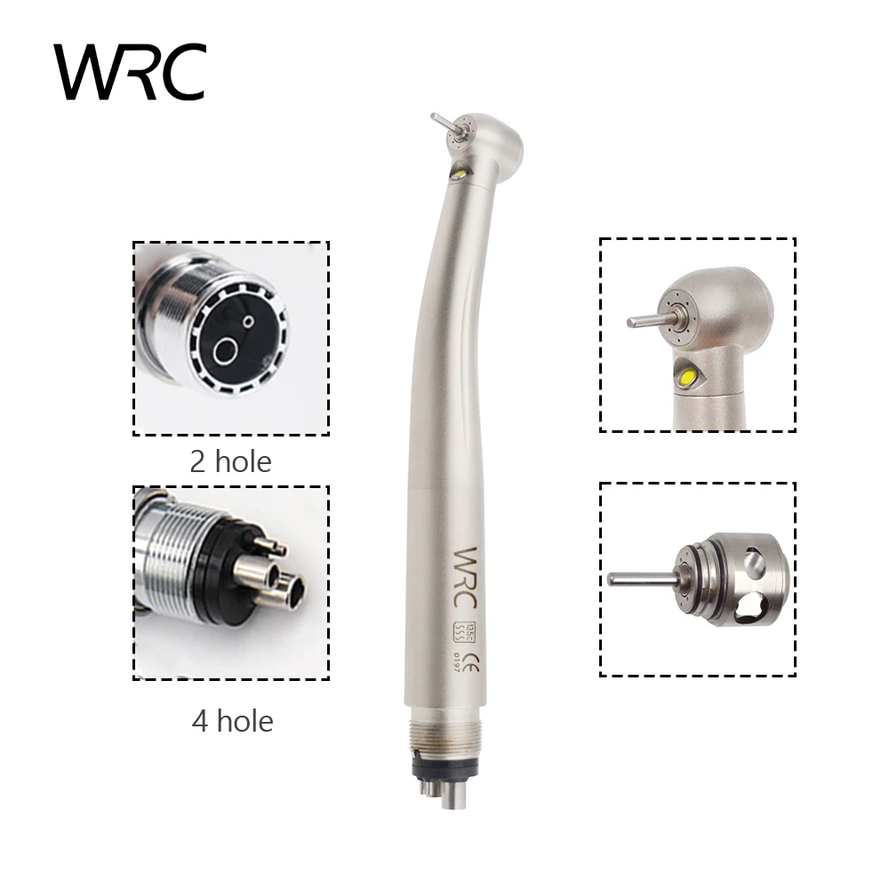 

Dental LED Turbine Self-Light E-generator High Speed Handpiece 2/4 Hole / Cartridge Rotor Fit NSK MAX3 Dentist Tool