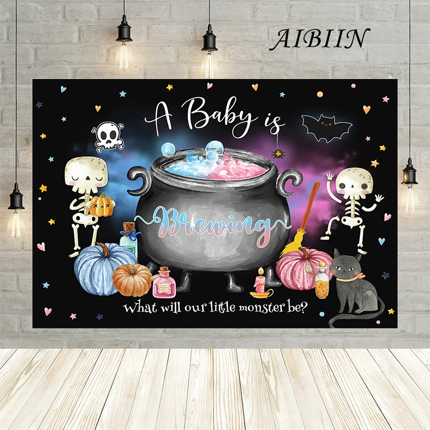 AIBIIN фотография Фон пол раскрываемый Декор детский душ новорожденный Хэллоуин