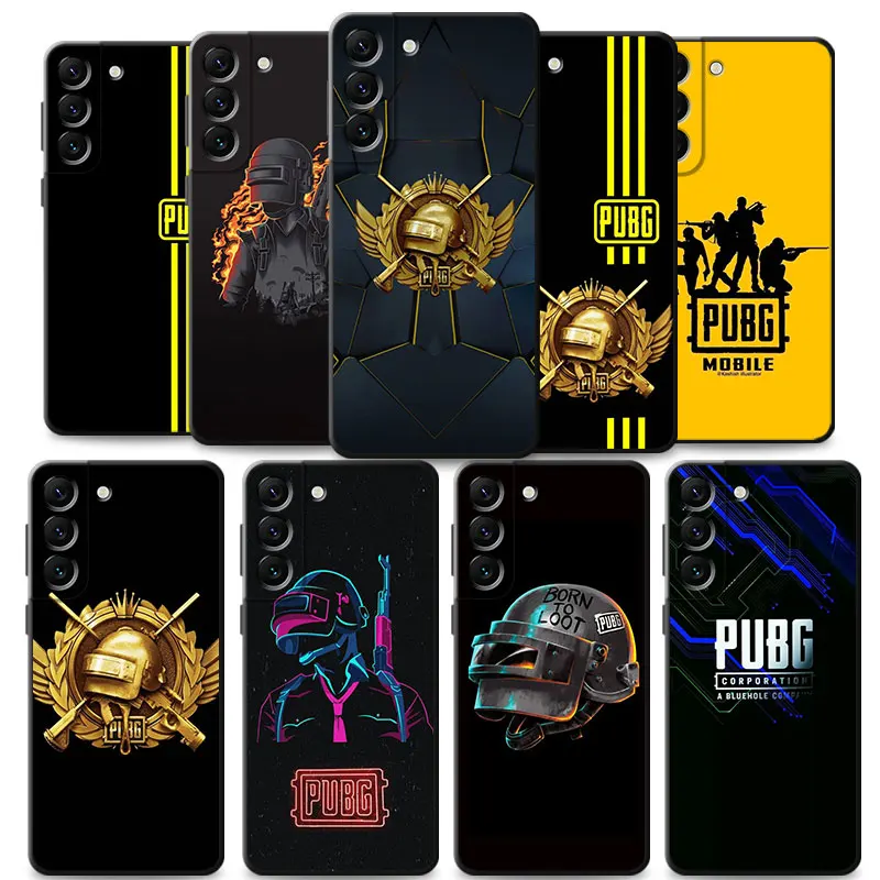 Pubg Logo Mobilephone For Samsung S21 Plus S22 Ultra 5G S20 FE S9 S8 S10 Lite S7 Note 20 10 S10e S20FE Note20 Note10 Coque