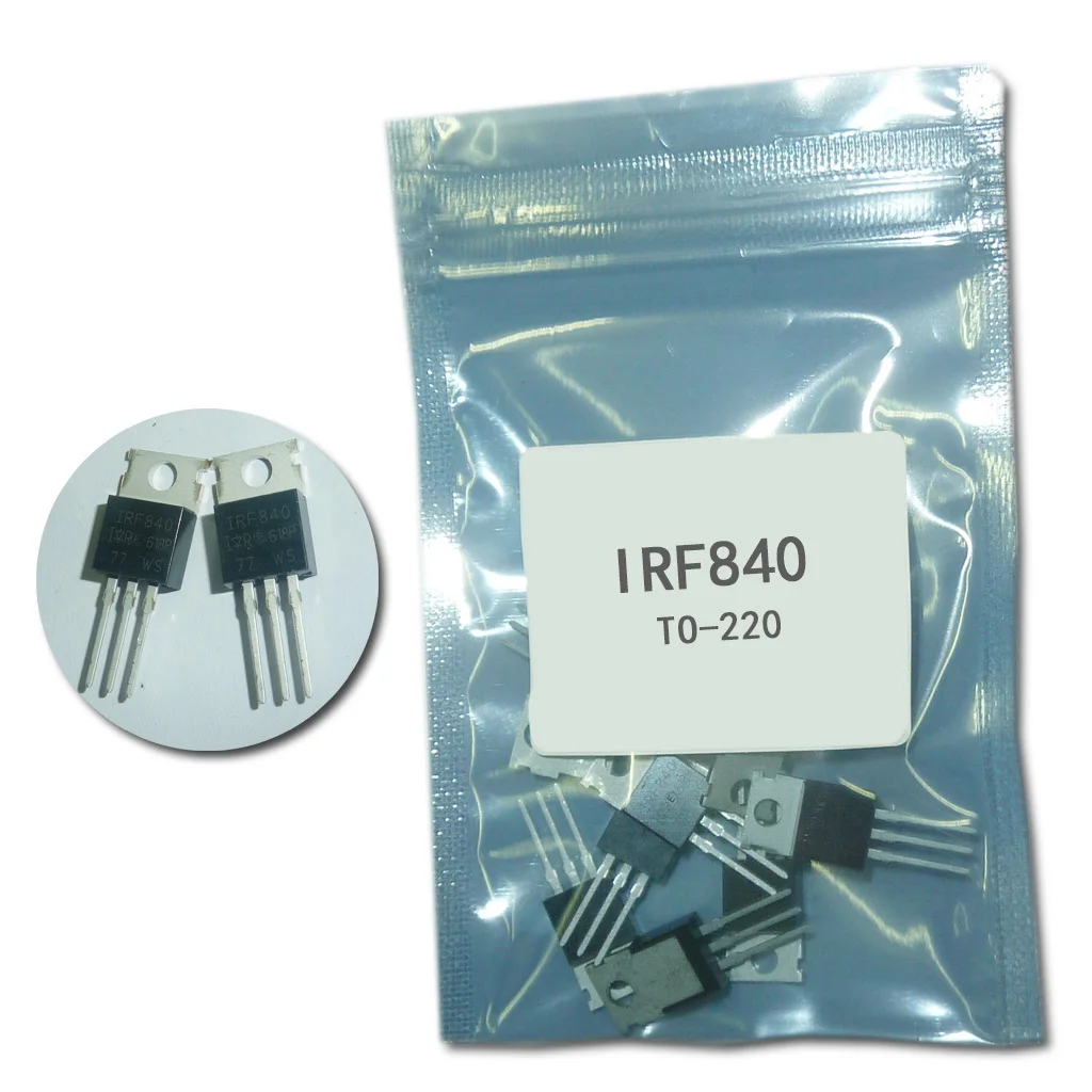 10 шт./лот IRF840 IRF840PBF MOS транзистор 500 в 8,0 А, MOSFET N-Chan TO-220 Новый оригинальный электронный IC
