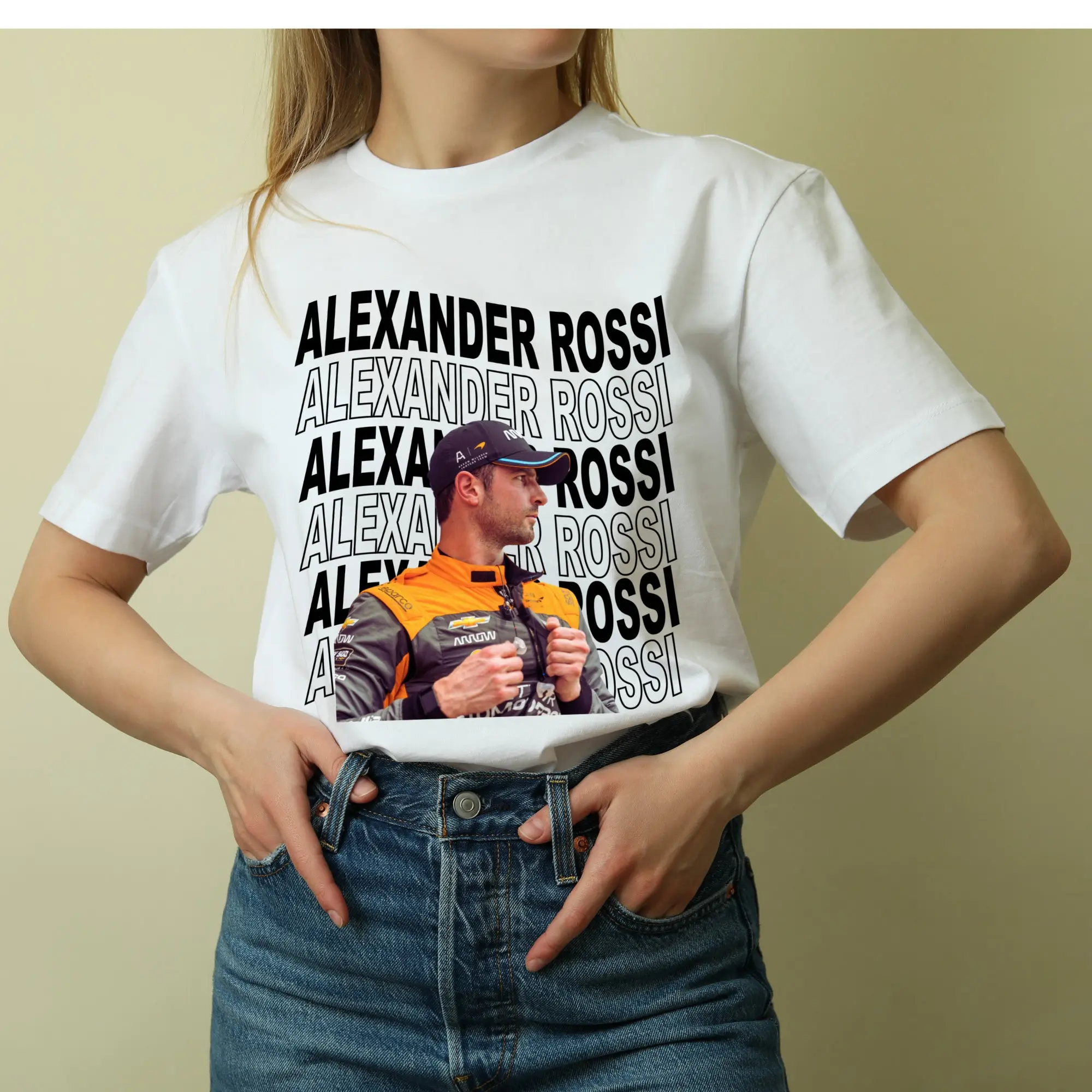 Футболка Indycar из джерси Александр Росси