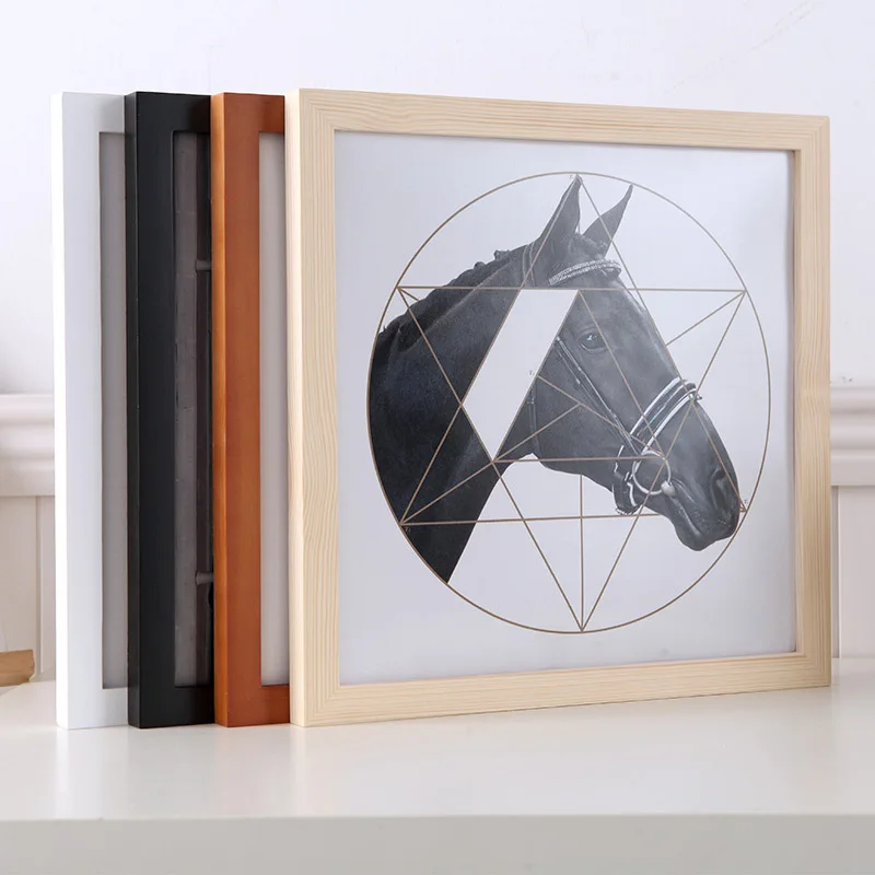 

1284liyou Simple wooden picture frame table 5 "6" 7 "8" 10 "A4 creative Chinese mounted wall picture frame