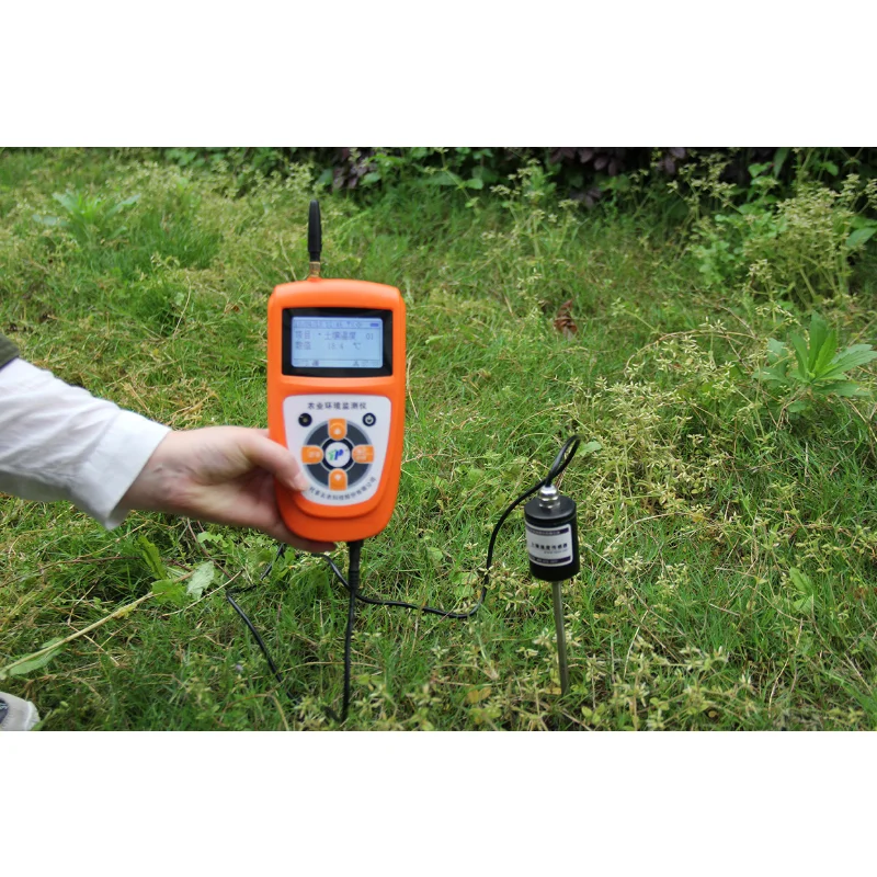 

Temperature and Humidity Soil meter LCD soil temperature automatically for Salinity moisture pH Total radiation Connect by USB
