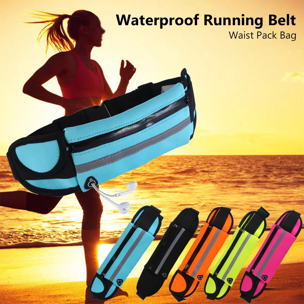 

Waist Bag Running Bag Waterproof sweatproof Sports Belt Gym Bag Men Phone Case Women Hold Water Cycling Run Belt Portable
