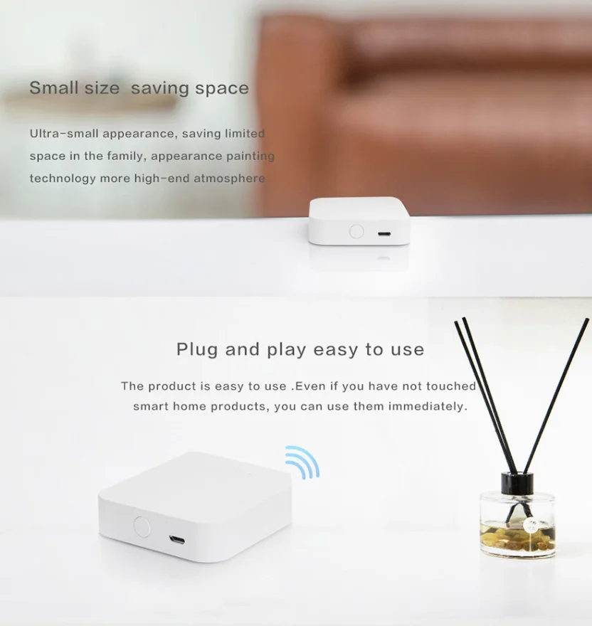 Wifi Tuya Gateway Zigbee Smart Doodle Home Central Control System Remote Module Voice Security Pribacy Protection enlarge