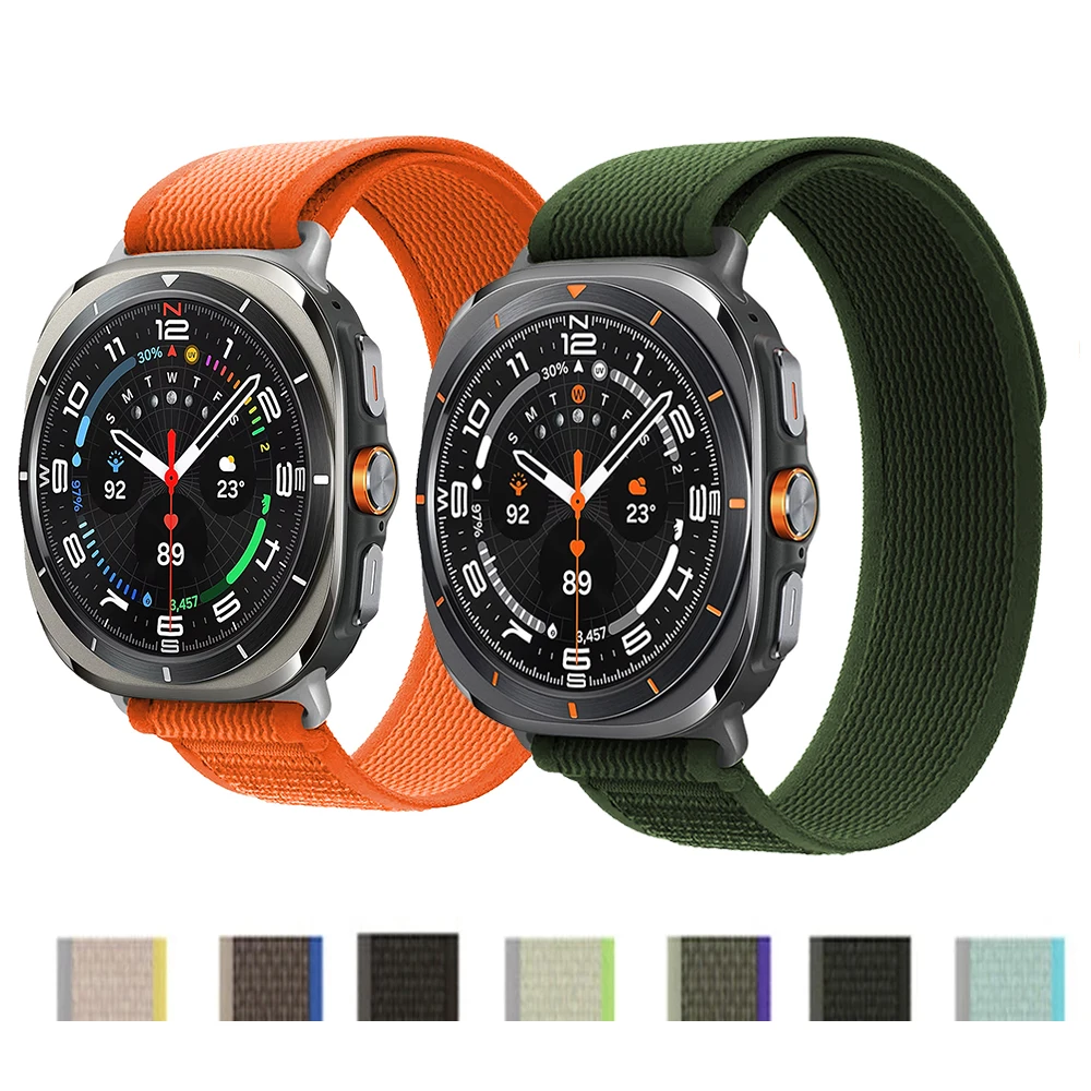 Ремешок для часов Samsung Galaxy Watch 7 Ultra 47 мм нейлоновый спортивный браслет-петля