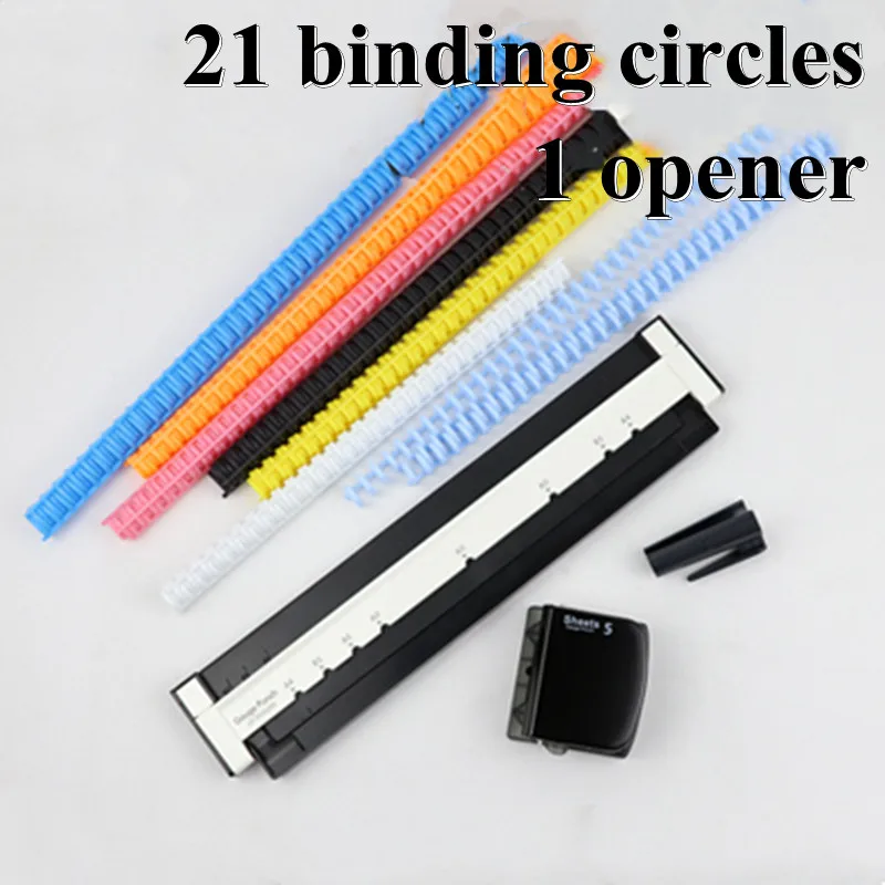 

A4 Paper 30-hole B5 26-hole A5 20-hole Multifunctional Multi-hole Punch Binding Clip Daolin Loose-leaf Punch Diy Manual Punch