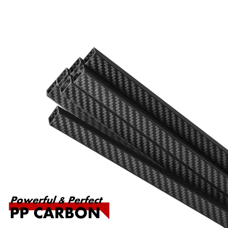 1PC Length 1000mm OD10mm 12mm 14mm 15mm 17mm 20mm 24mm 25mm 28mm High Strength Twill Matte Surface 3K Carbon Fiber Square Tube - купить по