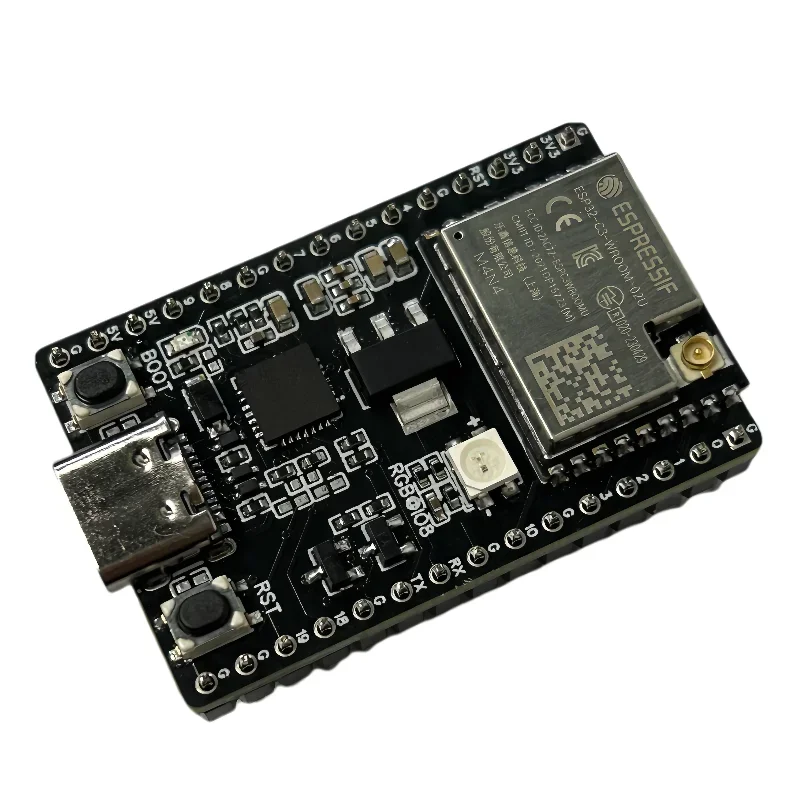 Фото Плата разработки ESP32-C3-WROOM-02 или 02U ESP32-C3-DevKitC-02U 02, беспроводной модуль WiFi Ble, используемый по Type-C №4