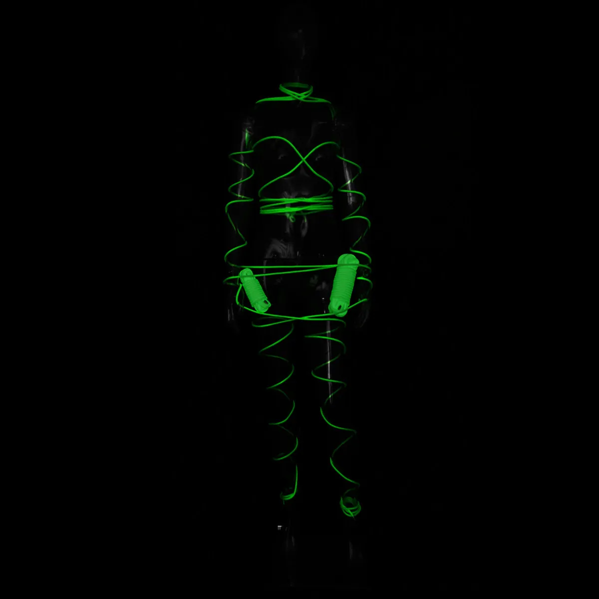 Соблазнительный светящийся зеленый веревочный металлический бондаж для тренировки головы БДСМ игры для взрослых секс-игрушки для пар раб Косплей ограничитель клуб | AliExpress