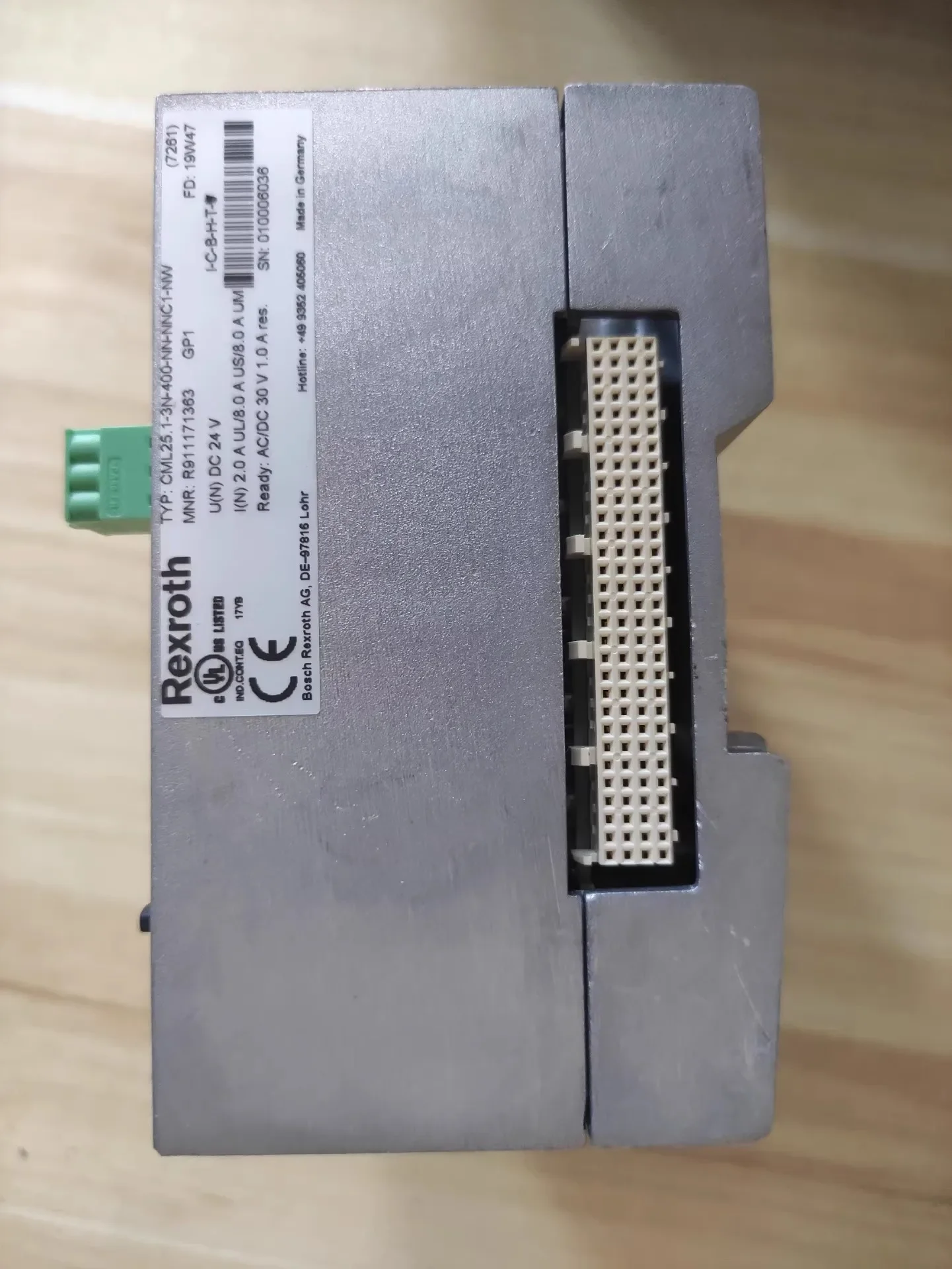 Выбор контроллера Rexrot h R 911170900 CML65.1-3P-500-NA-NNNN-NW