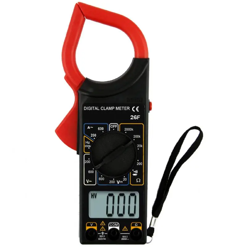 

Digital Clamp Meter with Data Hold DT26F Tester Digital Multimeter Profesional Multimeter Digital Mini Ac/dc Amperímetro 1000v