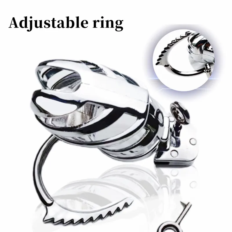 Металлическая Мужская клетка для пениса регулируемое устройство целомудрия CB