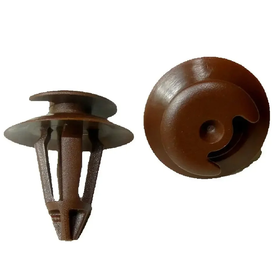 

Worldgolden 100 шт. нейлоновый темно-коричневый зажим для крепления панели для VW 893867290