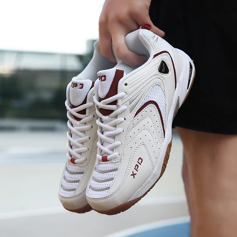 JIEMIAO Classic Style Men Tennis Shoes Breathable Professional Badminton Sport Shoes Women High Quality Tennis Training Sneakers