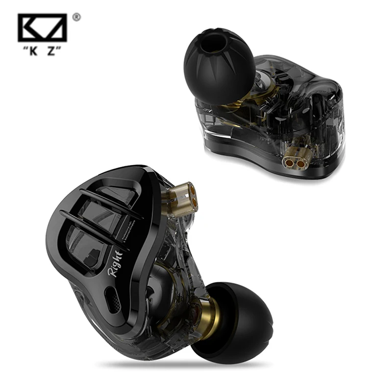 

KZ ZAR Metal Earphones 1DD+7BA Hybrid technology HIFI Bass Earbuds In Ear Monitor Headphone Sport Noise Cancelling Headset