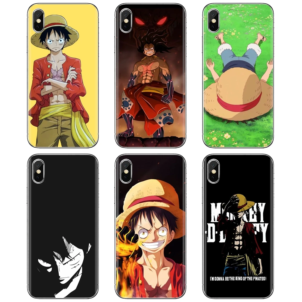 

Phone Bag Case For iPhone 10 11 12 13 Mini Pro 4S 5S SE 5C 6 6S 7 8 X XR XS Plus Max 2020 One Piece Monkey D Luffy