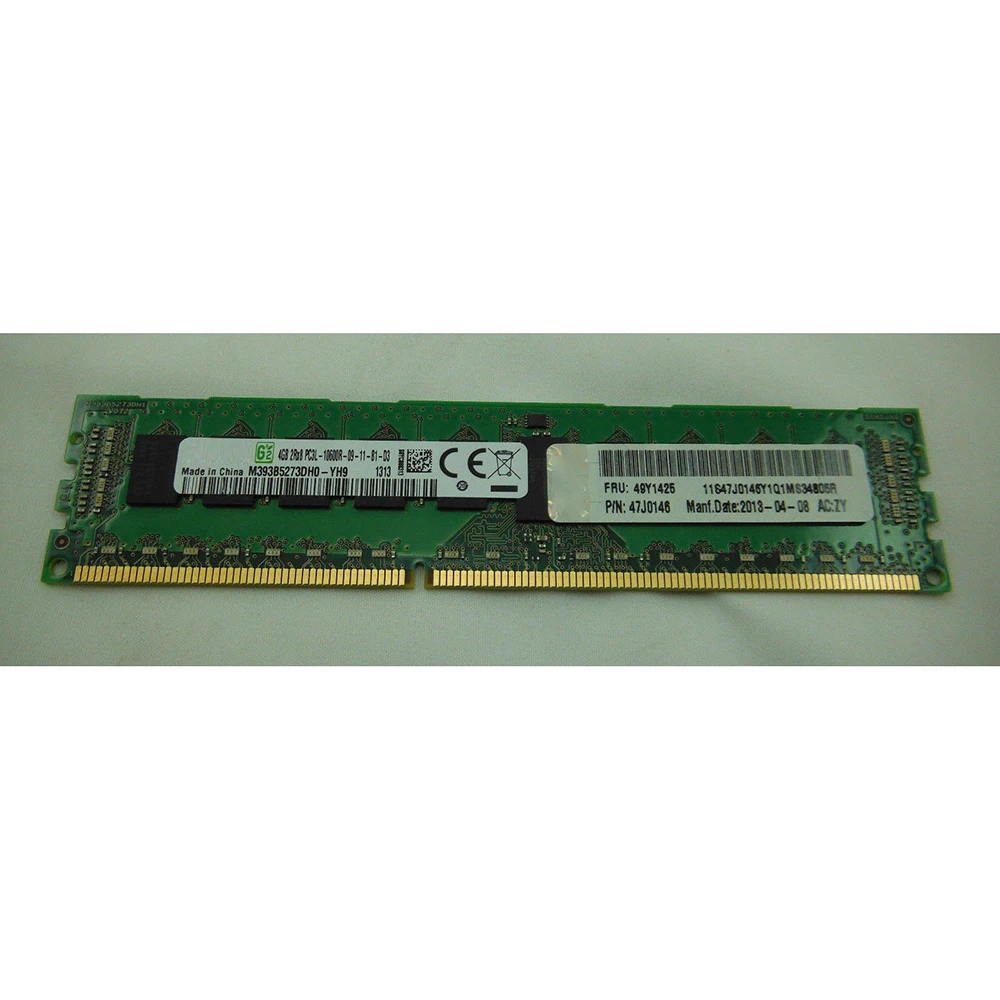 1 шт. серверная память для IBM RAM X3200 X3250 M3 3850 X5/4 X3950 X5 49Y1407 49Y1425 47J0146 4 ГБ 2RX8 DDR3 1333 REG
