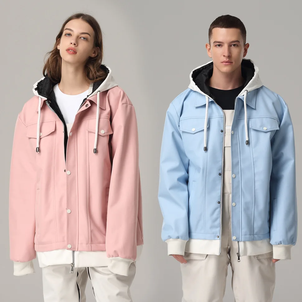 

Лыжная куртка мужской женский лыжный костюм водонепроницаемый ветрозащитный Теплый зимний свободный зимний костюм для сноуборда уличное снежное снаряжение лыжная толстовка комплект