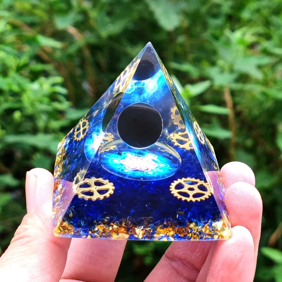 

Природные камни, кристалл, оргонит, пирамида, аметист, перидот, генератор энергии, Рейки Чакра, счастливое исцеление, инструмент медитации, д...