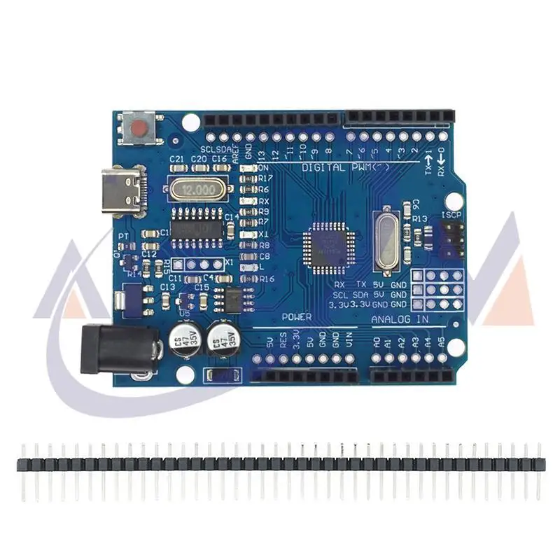 Макетная плата UNO R3 ATmega328P CH340 CH340G для Arduino с прямым контактным разъемом и кабелем