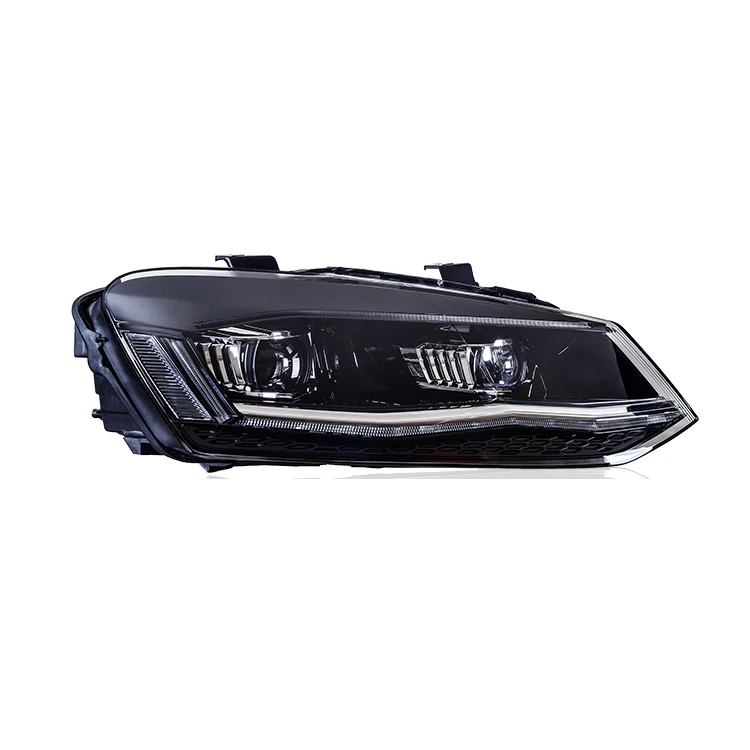 Автомобильные детали для VW Polo 2010-2017 обновленная фара светодиодная 2018 тюнинговые