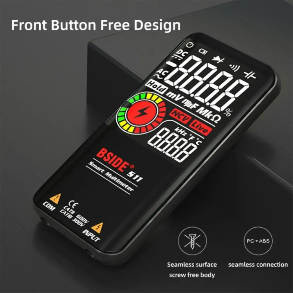 

Цифровой мини-мультиметр, портативный измеритель емкости и сопротивления, сопротивления, Ом, непрерывности