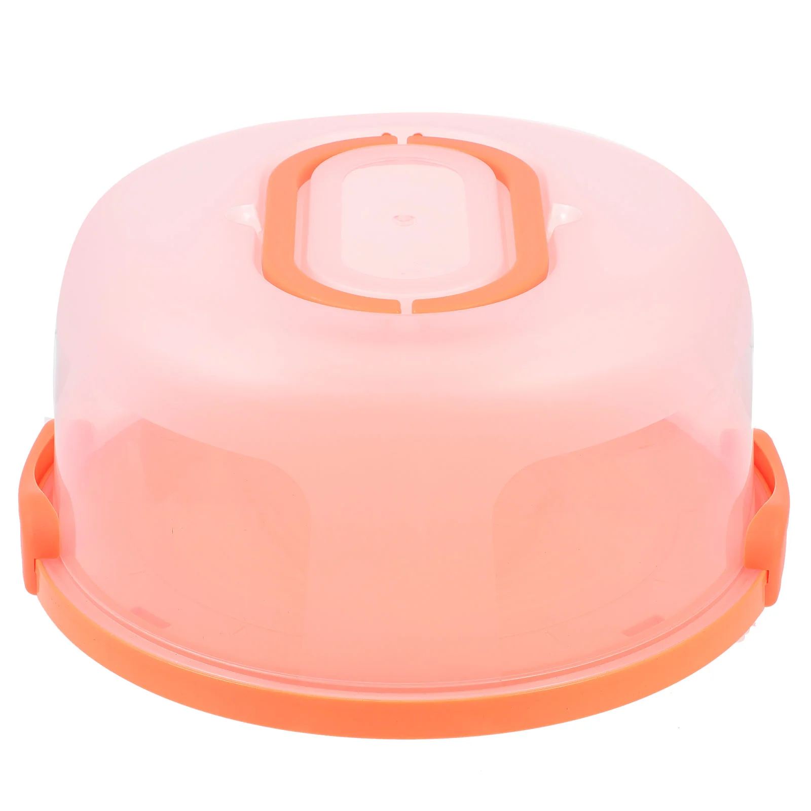 

Cake Carrier Holder Box Transporter Storage Container Round Cupcake Cover Server Portable Clear Dish Muffin Serving Plate