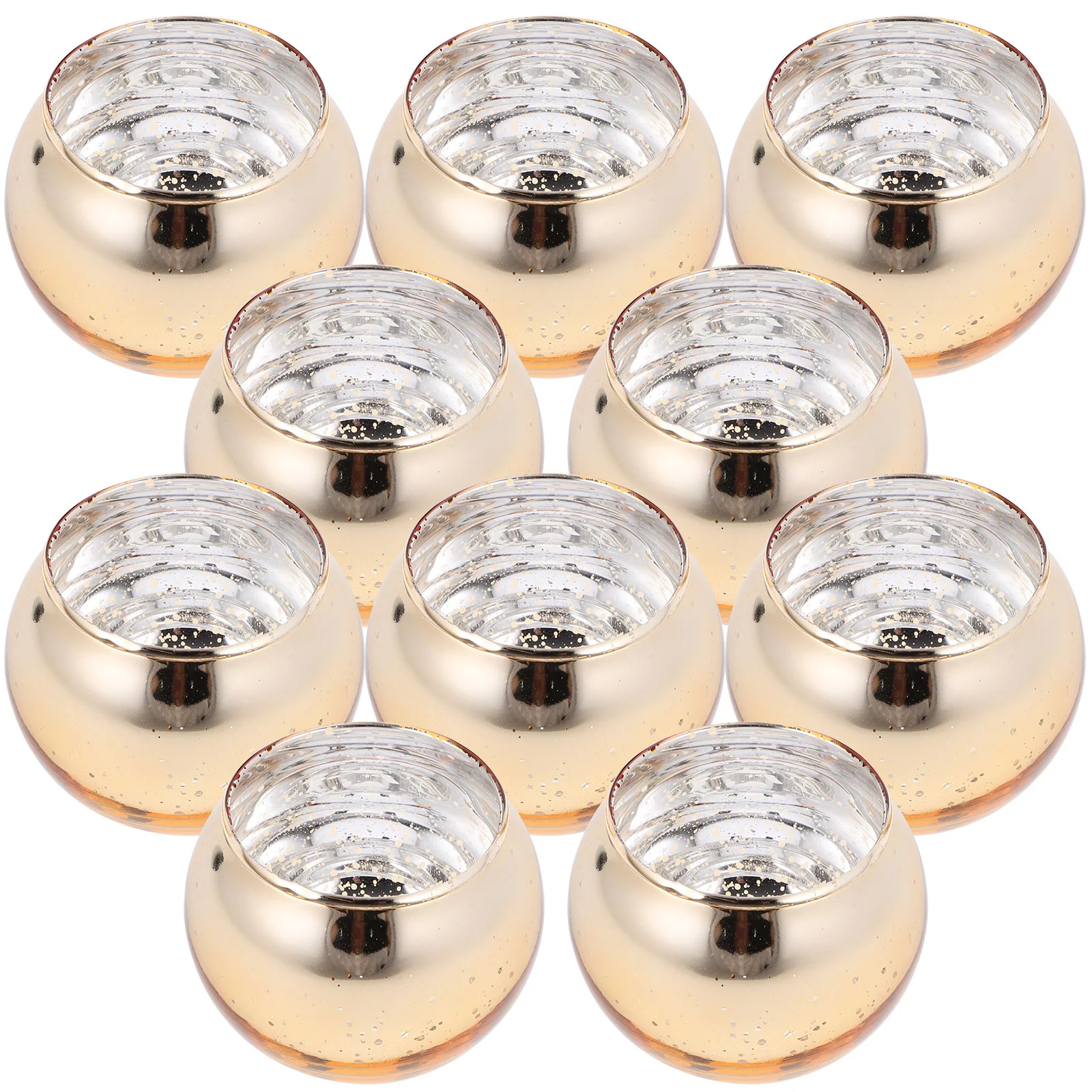 

12pcs Holders Stands Glass Holders Votive Tealight Candlestick