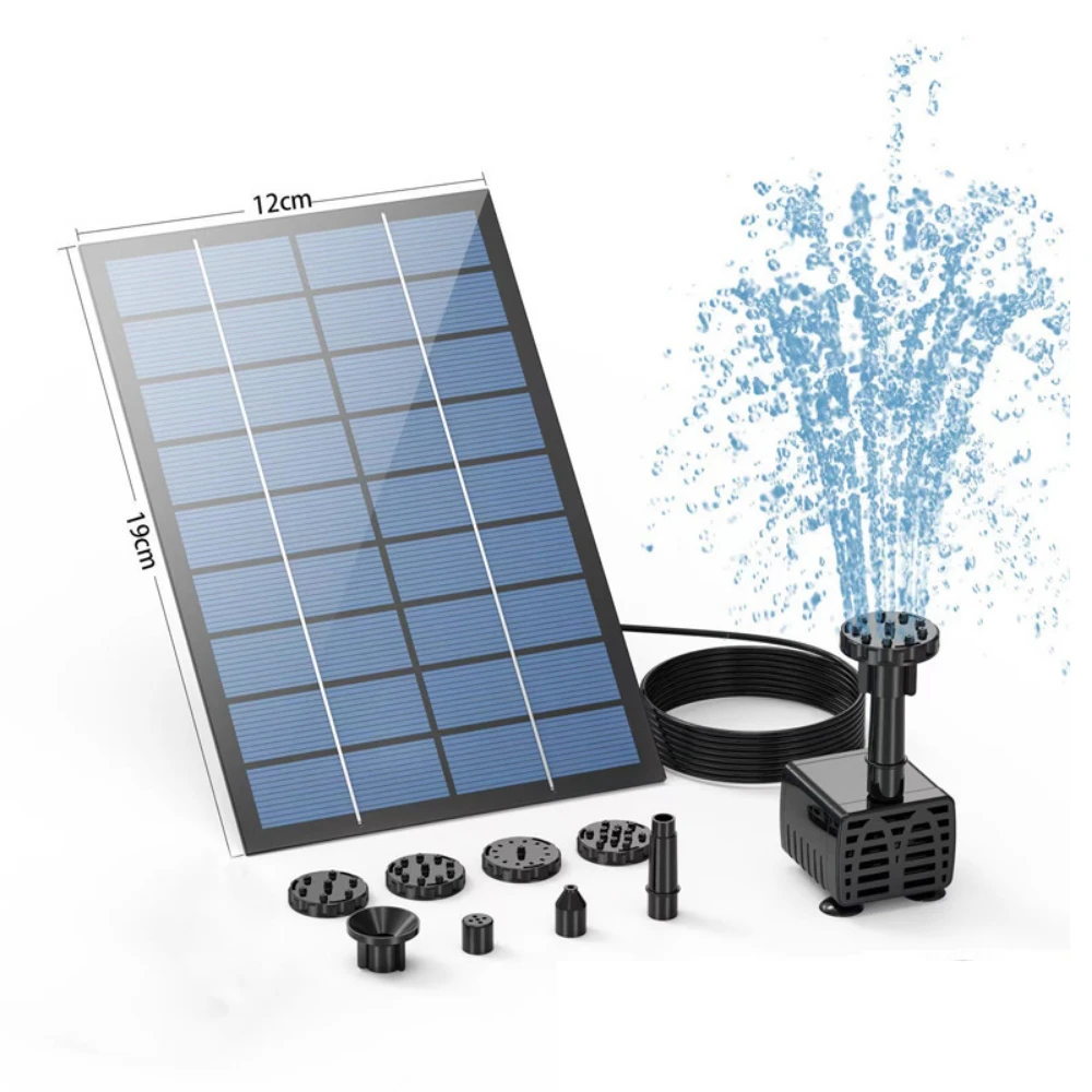 Комплект водяного насоса на солнечной энергии 7 5 В 3 Вт солнечная панель для сада