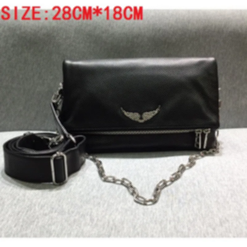 

2023 Classics Zadig Bag Designer Brand Women Wings Classic Bag Vintage Black Rocky Studded Shoulder Crossbody Party luxury Bag