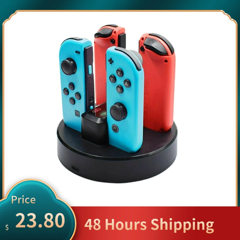 

Контроллер геймпада для Nintendo Switch Joycon Joy Con, зарядная док-станция, док-станция, подставка, база, портативный джойстик
