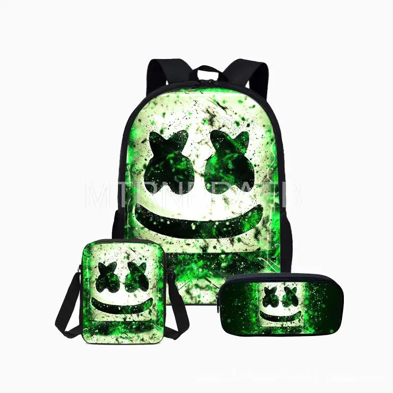 Школьная сумка DJ Marshmello для подростков персонализированная Детская мальчиков и