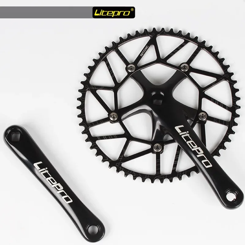 Легсветильник велосипедная звезда Litepro 130 BCD 46/48/50/52/54/56/58T полая Звездочка BMX