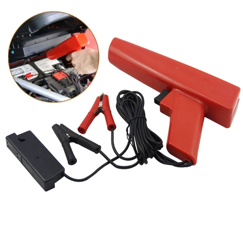 Professional Ignition Timing Light Strobe Lamp Inductive Petrol Engine Marine Timing Gun for Car Motorcycle Detection