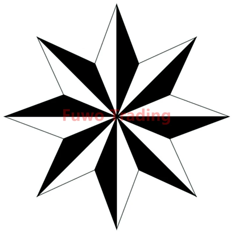 

Fuwo Trading Thief Star Funny Car DIY Decorative Bumper Window Decal Cover Scratches Waterproof PVC Car Sticker Creative Decal