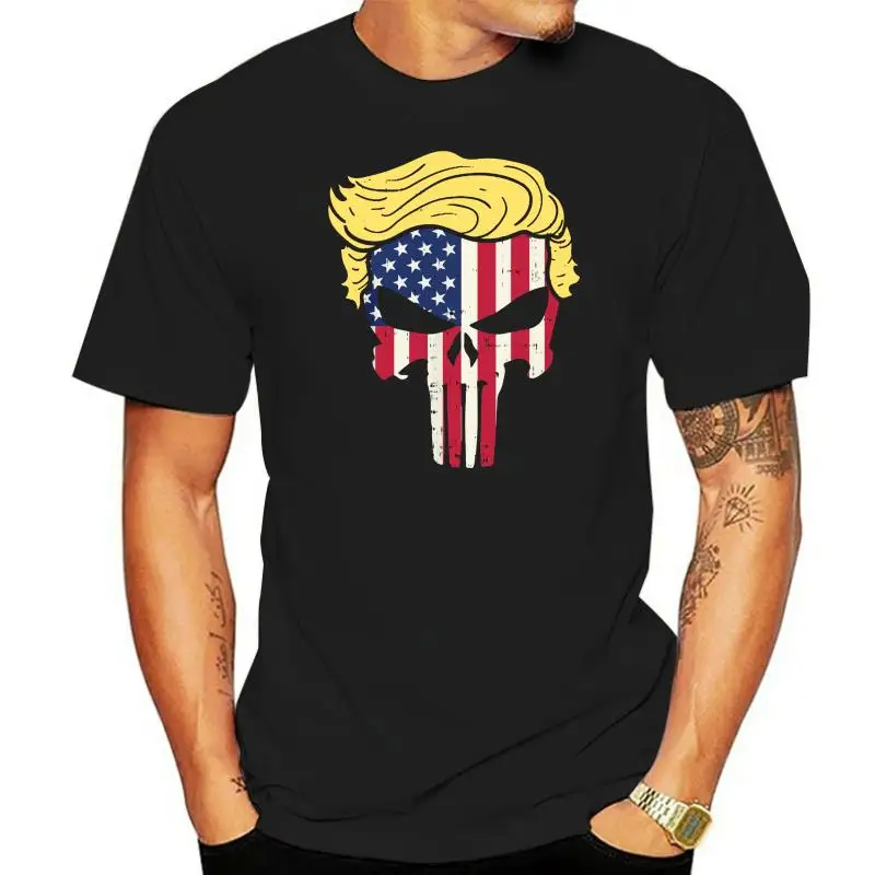 

Парик Трампа USA Flag Skull Pro GOP, коллекция 2022, футболка для велосипедистов в подарок