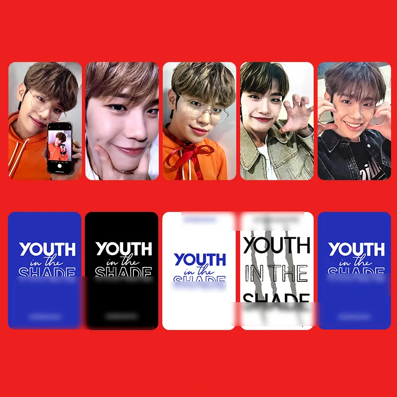 

5pcs/set Kpop ZB1 Debut Album Lomo Card YOUTH IN THE SHADE ZHANGHAO RICKY KIM TAILAI GYUVIN Postcard Series GIFT CARD PHOTO CARD