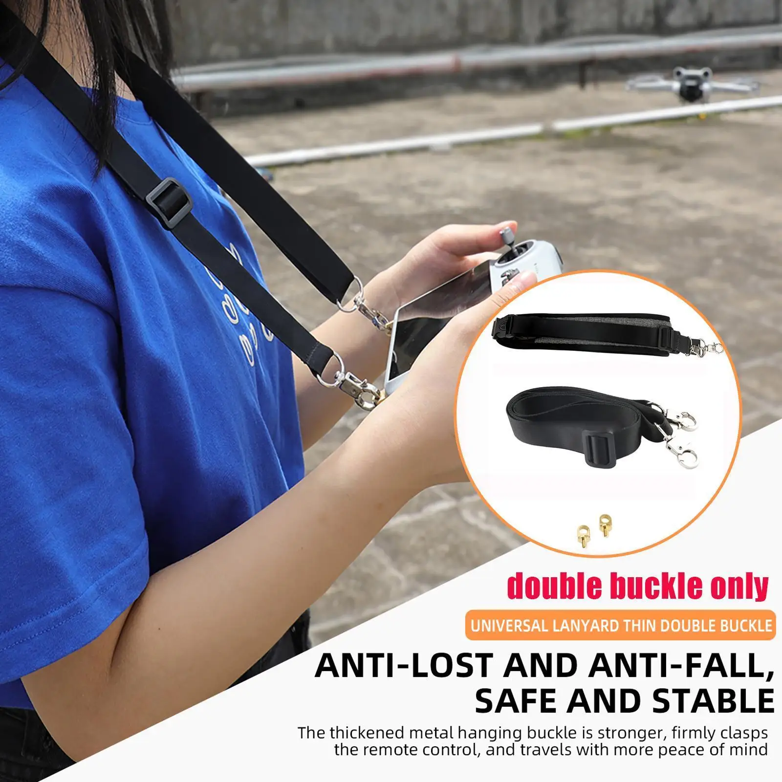 

Lanyard Neck Hanging Strap For DJI Mavic MINI 3 Pro/RC Pro Smart Remote Controller Adjustable Neck Strap Drone Accessories K4E9