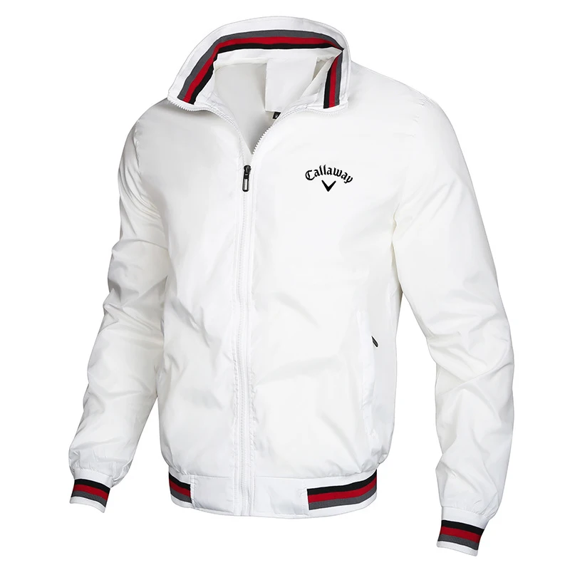 

2023 European and American New Callaway Men's and Women's Business Casual Cardigan Jacket Zipper High-quality Couple Jacket