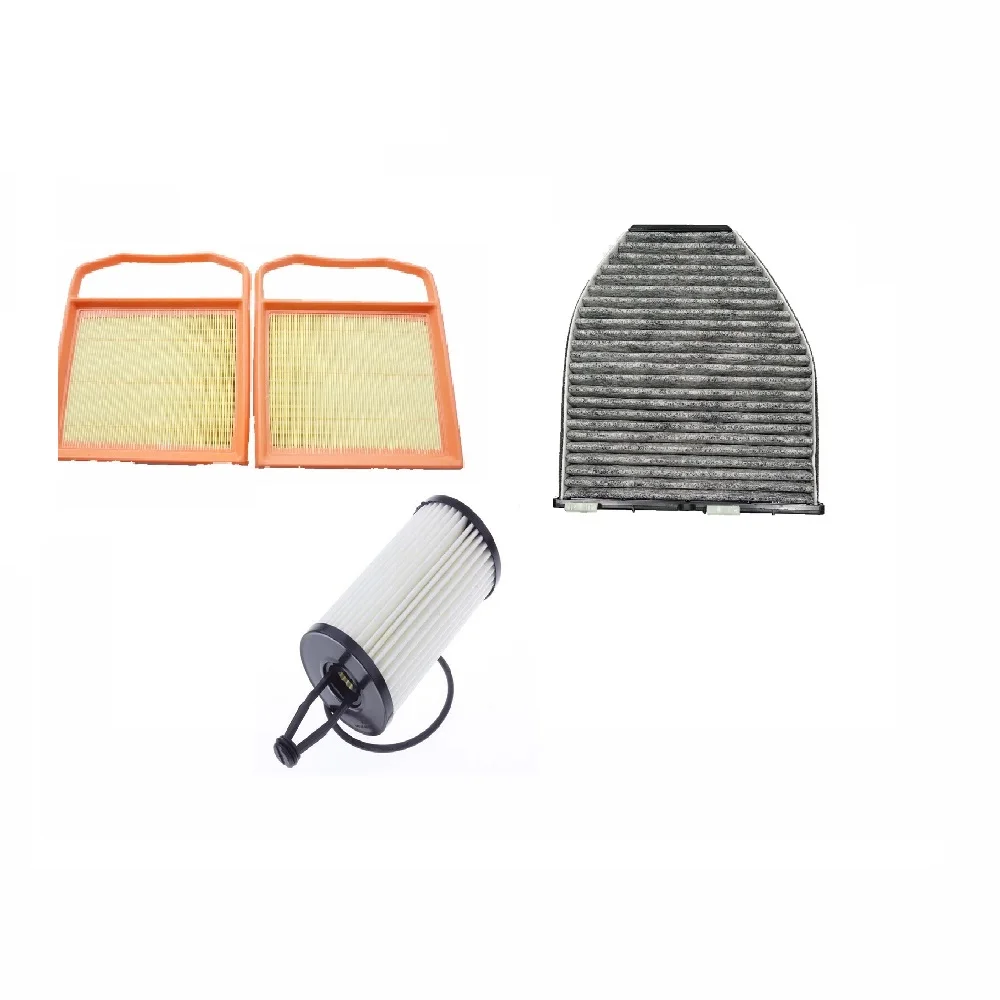 

Cabin Filter Air Filter Oil Filter For Mercedes Benz SL R231 400 Convertible 2014-2019 Model Built Externa Carl Filter Set