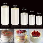 Кухонная жаростойкая ацетатная пленка для украшения тортов, прозрачная объемная пленка для торта, листы для мусса, искусственные украшения для торта, воротник для торта