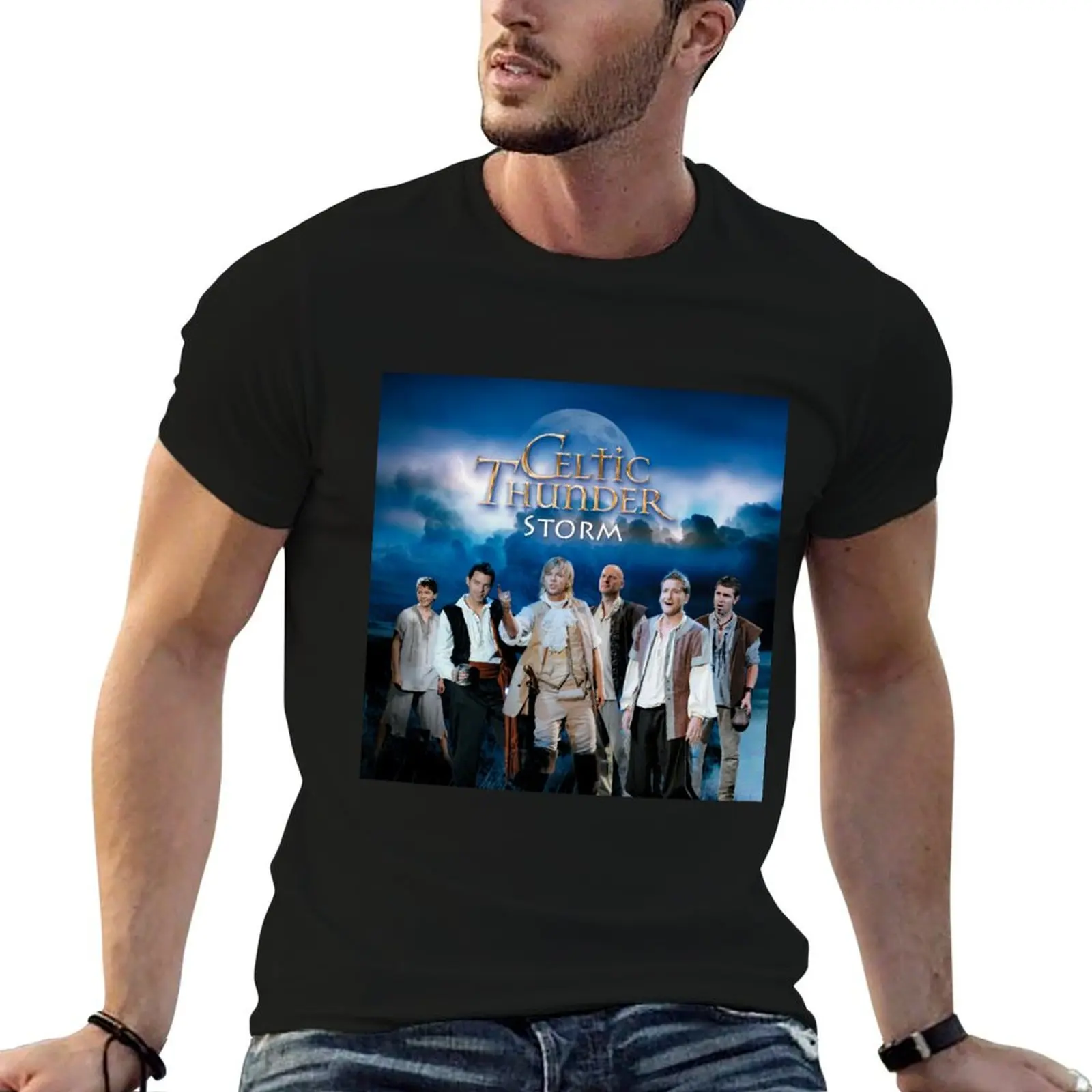 Футболка Celtic Thunder Storm с животным принтом для мальчиков уличная одежда мужские