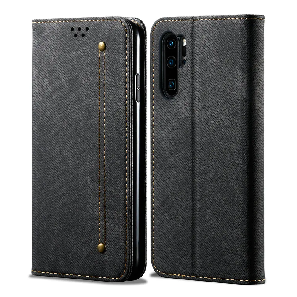 Роскошный джинсовый кошелек Cowboy для Huawei P30 Pro Lite Flip Cover 360 Protector Fone Skin Funda Case Haiwei P 30.